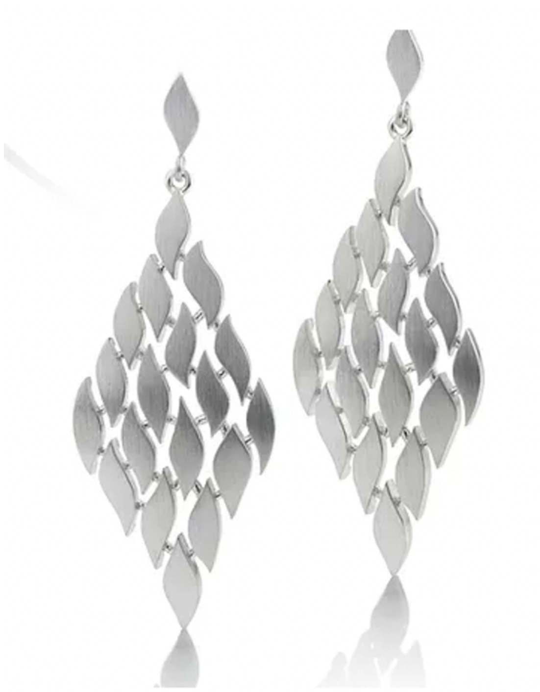 Breuning Flame Design Drop Earrings
