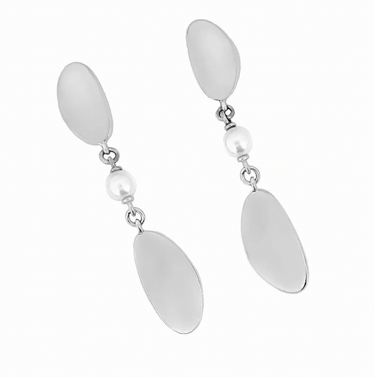 Sterling Silver Pearl Drops